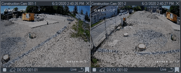 Checking and unchecking cameras