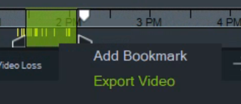 timeline export video